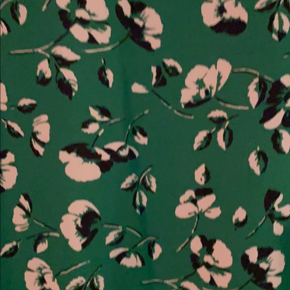 Ralph Lauren Green Floral Midi Dress - Picture 3 of 5